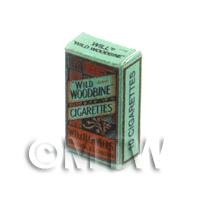 1/12th scale - Dolls House Miniature Wild Woodbine Cigarette Packet