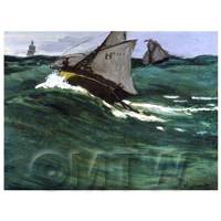 1/12th scale - Claude Monet Painting The Green Wave