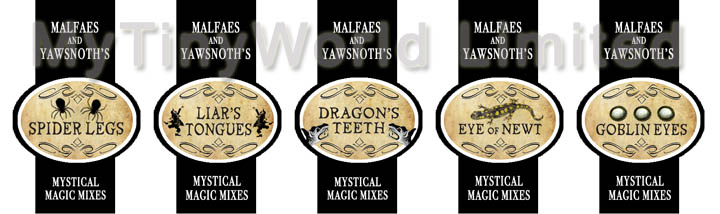 Miniature Magic Label Previews