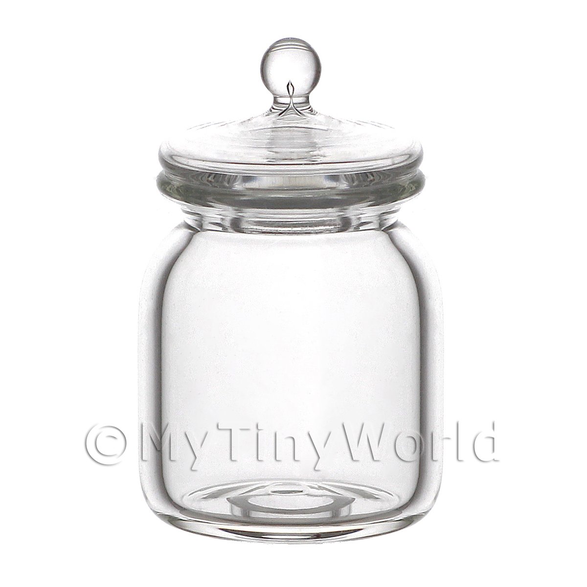Dolls House Miniature Very Fine White Storage Jar With Removable Lid 