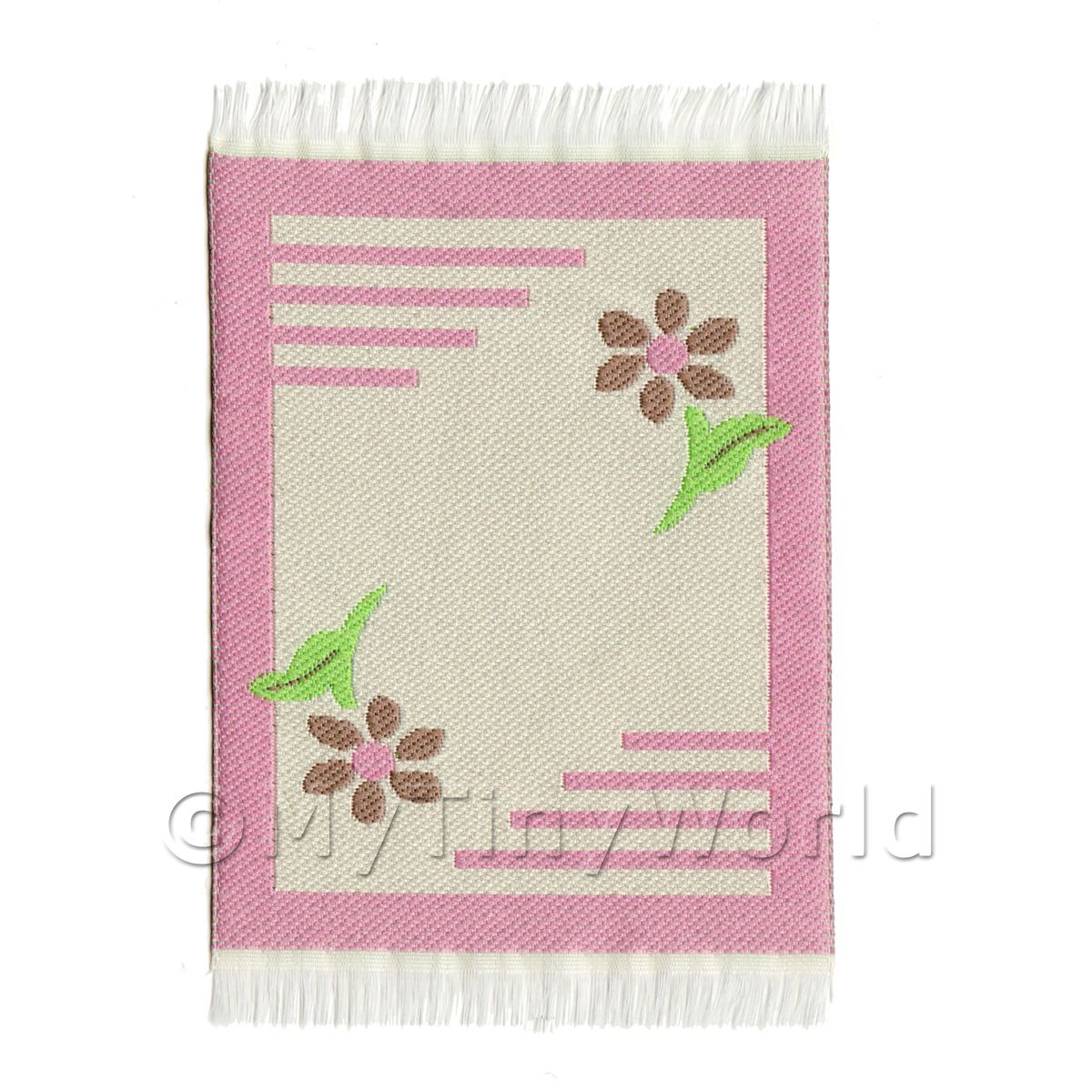 Dolls House Rugs and Carpets Dolls House Art Deco TINY Rectangular