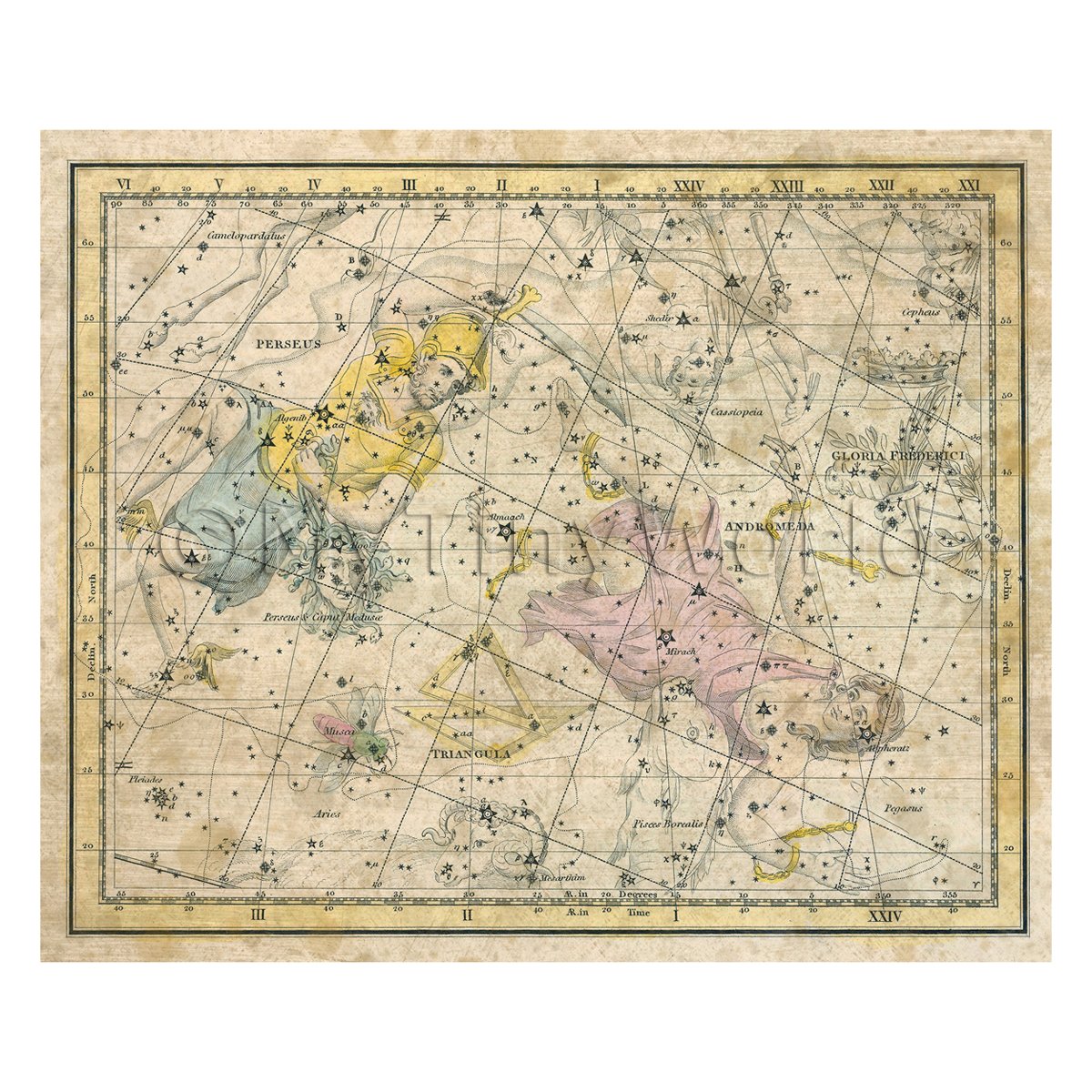 Star Maps 1800s | Dolls House | MyTinyWorld