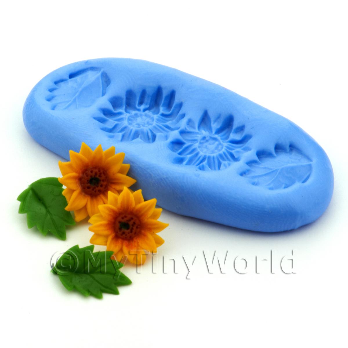 Dolls House Miniature Reusable Floral Oval Frame Silicone Mould 