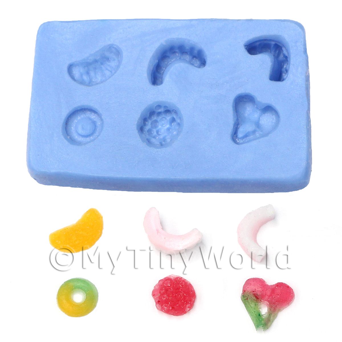 Miniature Gummy Bear Mold Dollhouse Miniature Candy Mold