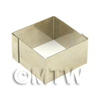 Metal Square Shape Sugarcraft / Clay Cutter (22mm)