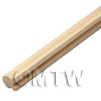 Dolls House Miniature Curved Wood Hand Rail (Style 1)