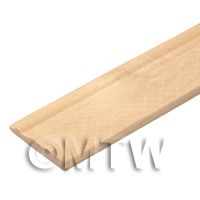 Dolls House Miniature 20mm Wood Skirting Board (Style 4)