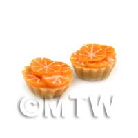 Dolls House Miniature Loose Handmade Candied Orange Tart