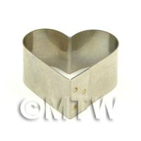 Metal Heart Shape Sugarcraft / Clay Cutter (25mm)