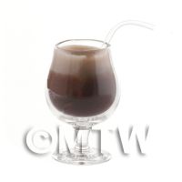 Miniature Chilled Jamaican Coffee in a Handmade Glass