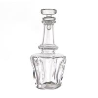 Dolls House Miniature Handmade Clear Glass Liqueur Bottle Shaped Decanter