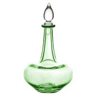 Dolls House Miniature Handmade Green Apothecary Style Glass Flask