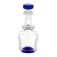 Dolls House Miniature Handmade Blue Based Glass Decanter