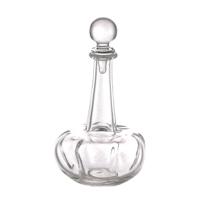 Dolls House Miniature Handmade Clear Clasp Style Glass Decanter
