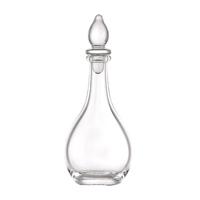 Dolls House Miniature Handmade Clear Glass Classic Curved Decanter 