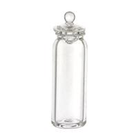 Dolls House Miniature Tall Hand Blown Clear Apothecary / Storage Jar 