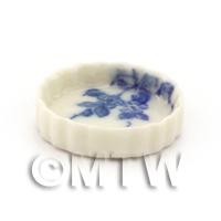 Dolls House Miniature  Small 2 Colour Flan Dish