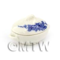 Dolls House Miniature Hand Painted Vegetable Serving Dish