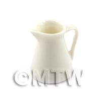 Dolls House Miniature White Handmade Ceramic Water Jug