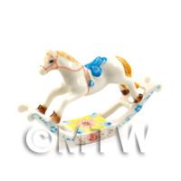 Dolls House Miniature Handmade Childs Rocking Horse/Pony