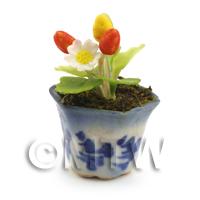 Dolls House Miniature Wild Strawberry Plant 