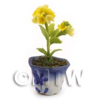 Dolls House Miniature Yellow Verbena 