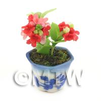 Dolls House Miniature Red Verbena 