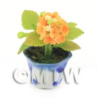 Dolls House Miniature Orange Verbena