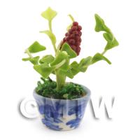 Dolls House Miniature Red Grape Plant