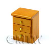 Dolls House Miniature Solid Wood Childrens Side Table 