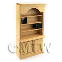 Dolls house Miniature Pine Bookcase