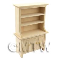 Dolls House Miniature White Wood Kitchen Unit