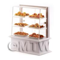 1/12th scale - Dolls House Miniature Loaded Hot Snack Counter