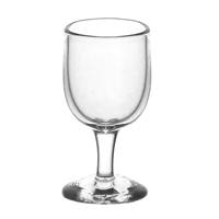 Dolls House Miniature Handmade Small Curved Wine Glass