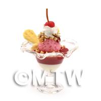 Miniature Raspberry Surprise Sundae