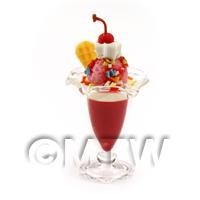 Dolls House Miniature Trifle Sundae