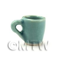 Dolls House Miniature Aquamarine Ceramic Soup Mug