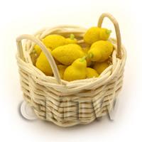 Dolls House Miniature of Hand Made Lemons