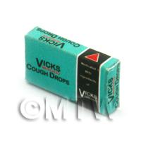 Dolls House Miniature Vicks Menthol Cough Drops Box