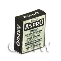 Dolls House Miniature Aspro Dissolvable Tablet Box