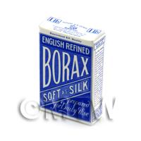 Dolls House Miniature Blue Borax Soap Powder Box