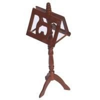 Dolls House Miniature Mahogany Music Stand