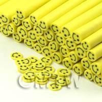 1/12th scale - Handmade Yellow Smiley Face Cane - Nail Art (CNC29)