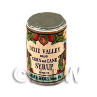 Dolls House Miniature Dixie Valley Syrup Can (1890s)