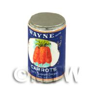 Dolls House Miniature Wayne Carrots Can (1930s)