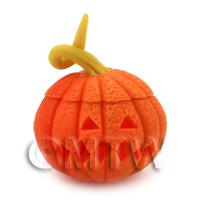 Dolls House Miniature Carved Pumpkin