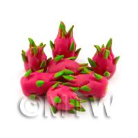 Dolls House Miniature Handmade Whole Dragonfruit