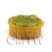 Dolls House Miniature Deep Filled Family Size  Kiwi Pie  