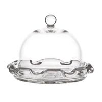 Dolls House Miniature Glass Cake Stand With Rounded Top 