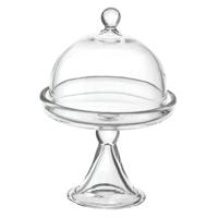 Dolls House Miniature Handmade Glass Raised Cake Stand